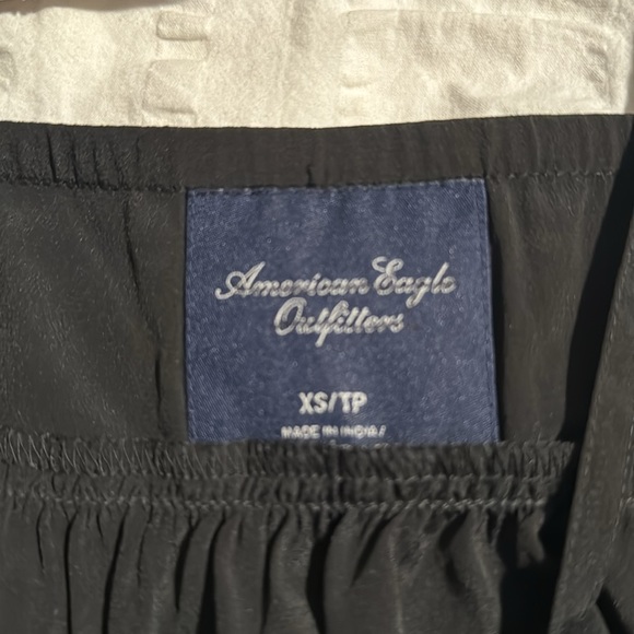 American Eagle Black sparkles top with adjustable straps and side zipper size XS - Picture 5 of 6